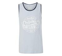 BLEND BHWalex Homme Débardeur T-Shirt de Sport Débardeur imprimé 100% Coton Regular Fit, Taille:L, Couleur:Soft Blue (74641)