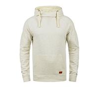 BLEND BLENDBHSales Homme Pull à Capuche Hoodie Cordon de Serrage Poche Kangourou Poignets côtelés Détails du Label Mélange de Coton Regular Fit, Taille:2XL, Couleur:Sand Mix (70810)