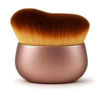 Blend & Blur Pinceau Kabuki extra large pour le corps et autobronzant - Poils végétaliens ultra denses pour fond de teint sans traces, bronzant, mousse, liquide, poudre | Visage, poitrine, dos, bras