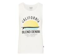 BLEND Cali Débardeur T-Shirt sans Manches Tank Top Imprimé pour Homme avec Imprimé, Taille:M, Couleur:Offwhite (70005)