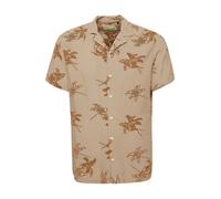 BLEND Chemise beige / marron, Taille XXL