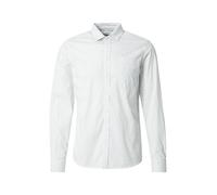 BLEND Chemise 'BHAGGE' bleu / blanc, Taille M