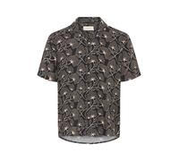 BLEND Chemise 'BHARIAN' beige / noir, Taille M