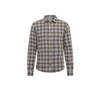 BLEND Chemise bleu / kaki / blanc, Taille XXL