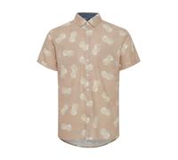 BLEND Chemise crème / beige foncé, Taille XXL