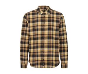 BLEND Chemise jaune / noir, Taille XXL