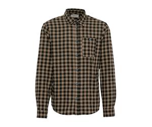 BLEND Chemise noisette / noir, Taille XXL