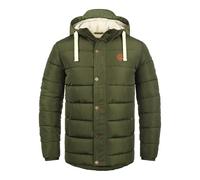 BLEND Frederic Veste D'Hiver Avec Peau De Mouton Blouson D'Extérieur Pour Homme À Capuche, taille:M, couleur:Ivy Green (77086)