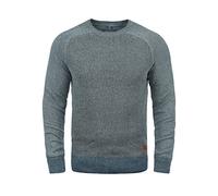 BLEND Gandolf Pull en Maille Pull-Over Tricot pour Homme avec Encolure Rond 100% Coton, Taille:XXL, Couleur:Ensign Blue (70260)