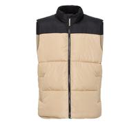 BLEND Gilet 'BHElwin' beige / noir, Taille XXXL