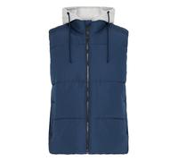 BLEND Gilet 'BHElwin' bleu marine / gris chiné, Taille L