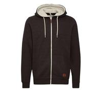 BLEND Hulker Teddy Veste en Sweat avec Peau De Mouton Zippé Sweat-Shirt pour Homme À CapucheDoublure De Peluche, Taille:L, Couleur:Black Teddy (75123)