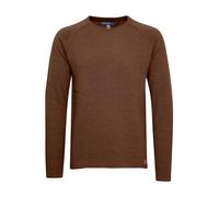 BLEND John Pull en Maille Pull-Over Tricot pour Homme avec Encolure Rond 100% Coton, Taille:L, Couleur:Mocca Brown (71508)