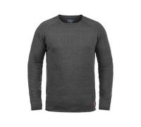BLEND John Pull en Maille Pull-Over Tricot pour Homme avec Encolure Rond 100% Coton, Taille:XXL, Couleur:Charcoal (818)