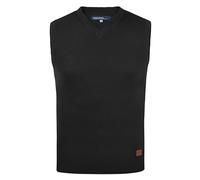 BLEND Larsson Cardigan Gilet Veste en Maille sans Manches pour Homme avec Encolure en V, Taille:M, Couleur:Black (70155)