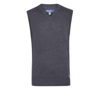 BLEND Larsson Cardigan Gilet Veste en Maille sans Manches pour Homme avec Encolure en V, Taille:S, Couleur:Navy (70230)