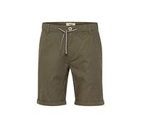 BLEND Lenno Short en Lin Bermuda Pantalon Court pour Homme, Taille:M, Couleur:Dusty Olive (180515)