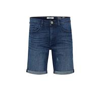 BLEND Luke Herren Jeans Shorts Kurze Denim Hose Mit Destroyed-Optik Aus Stretch-Material Slim Fit, Größe:3XL, Farbe:Denim Clear BL. (76202)