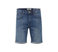 BLEND Luke Short en Jean Pantalon Court Denim pour Homme Extensible Coupe Slim, Taille:3XL, Couleur:Denim Lightblue (76200)