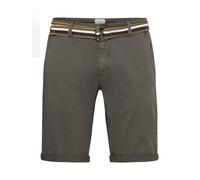 BLEND BHBruno Homme Chino Shorts Bermuda Pantalon Court avec Ceinture Stretch Poches Italiennes Mélange de Coton Regular Fit, Taille:XL, Couleur:Granite (70147)