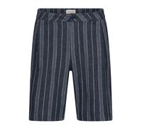BLEND Pantalon chino ' BHMaddox Linen Mix Striped ' bleu foncé, Taille 33