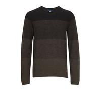 BLEND Pull-over 'Benno' marron chiné / noir, Taille XXL