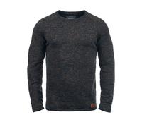BLEND BHDan Pull en Maille Fine Pull à col Rond Mélange de Coton Patch de Label Regular Fit, Taille:2XL, Couleur:Burned Orange (73823)