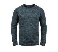 BLEND Pull-over 'BHDan' bleu marine / gris argenté, Taille L