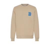 BLEND Pull-over 'BHIDO' bleu roi / bleu-gris / taupe, Taille L