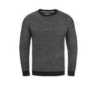 BLEND Pull-over 'Calisto' gris chiné / noir, Taille XL