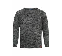 BLEND Pull-over 'DAN' gris / noir, Taille 5XL