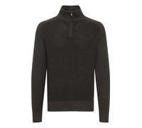 BLEND Pull-over 'Ganbolf' marron / anthracite / gris argenté, Taille XXL