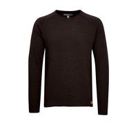 BLEND Pull-over 'John' marron / noir, Taille M