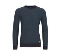 BLEND Pull-over 'Nathan' bleu foncé / blanc cassé, Taille L