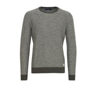 BLEND Pull-over 'Nathan' gris chiné / blanc cassé, Taille XL