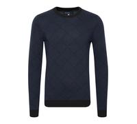 BLEND Pull-over 'Nison' bleu foncé / noir, Taille XXL