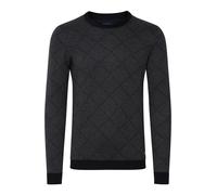 BLEND Pull-over 'Nison' gris / noir, Taille L