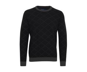 BLEND Pull-over ' NISON ' gris / noir, Taille XXL