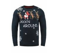 BLEND Pull-over 'Rudolph' bleu / mélange de couleurs, Taille M