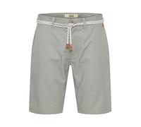 BLEND Ragna Short Chino Bermuda Pantalon Court pour Homme avec Ceinture 100% Coton Coupe Régulaire, Taille:S, Couleur:Aluminium (70107)