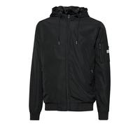 BLEND Razy Veste Blouson pour Homme À Capuche, Taille:M, Couleur:Black (70155)
