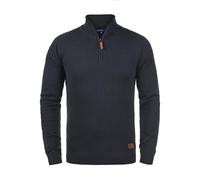 BLEND Robin Pull Pull-Over pour Homme avec Col Droit avec Fermeture Éclair Taille:S. Couleur:Navy (70230)