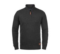BLEND Robin Pull Pull-Over pour Homme avec Col Droit avec Fermeture Éclair Taille:XXL. Couleur:Charcoal (70818)