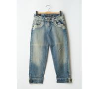 blend she pantalons femme de couleur bleu 34