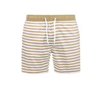 BLEND Shorts de bain 'Leo' beige / blanc, Taille XL