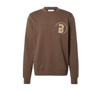 BLEND Sweat-shirt 'BHFLORIAN' marron / cappuccino / blanc, Taille XL