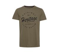 BLEND T-Shirt 'Abraham' olive / noir, Taille M