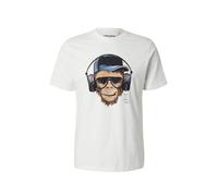 BLEND T-Shirt 'BHJavor' saphir / marron / noir / blanc, Taille XXL
