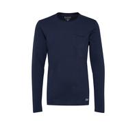 Blend BHBHNICOLAI T-shirt à manches longues pour homme 100 % coton, Bleu marine (70230)., XXXL