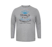 BLEND T-Shirt 'BT Dopper' bleu / pierre / noir, Taille 6XL